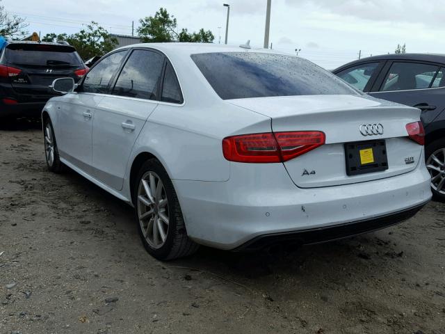 WAUKFAFL7FN022004 - 2015 AUDI A4 PRESTIG WHITE photo 3