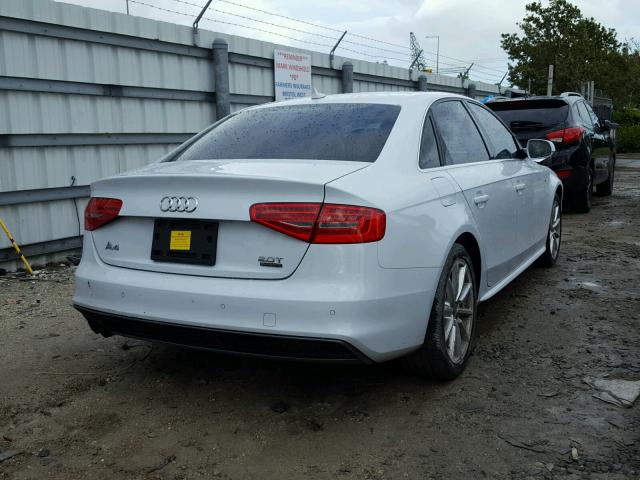 WAUKFAFL7FN022004 - 2015 AUDI A4 PRESTIG WHITE photo 4