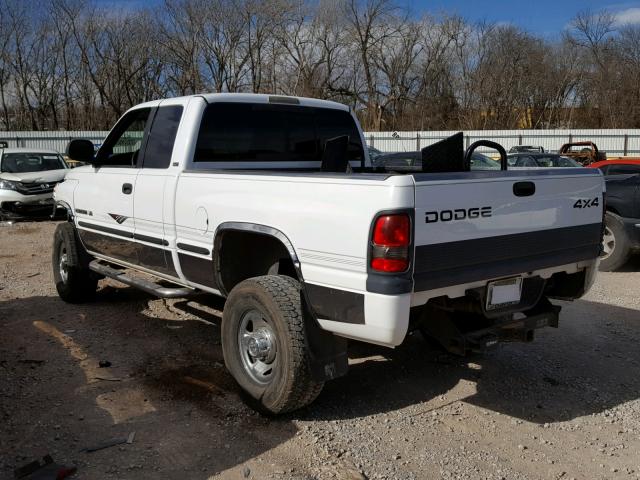 1B7KF23W2XJ510003 - 1999 DODGE RAM 2500 WHITE photo 3