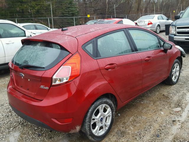 3FADP4EJ8GM144429 - 2016 FORD FIESTA SE RED photo 4