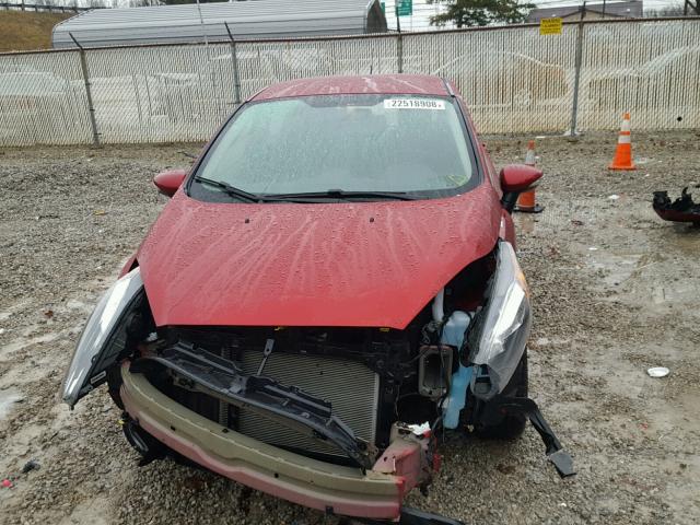 3FADP4EJ8GM144429 - 2016 FORD FIESTA SE RED photo 9