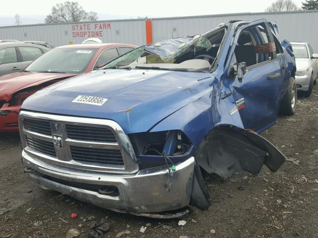 3D7TT2HTXAG163174 - 2010 DODGE RAM 2500 BLUE photo 2