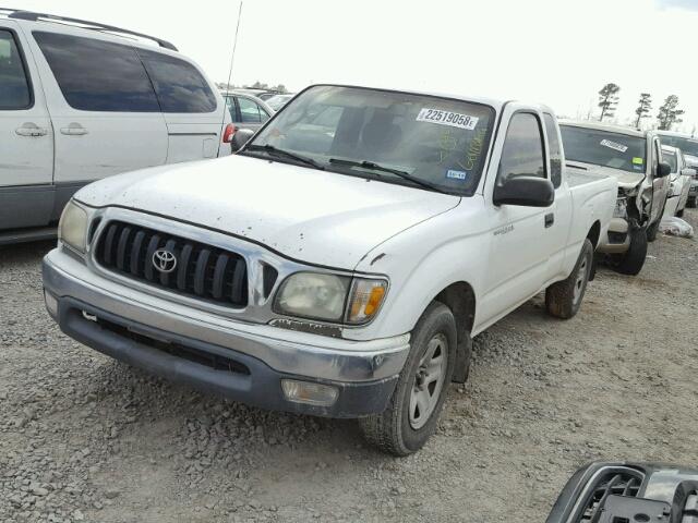 5TEVL52N22Z102423 - 2002 TOYOTA TACOMA XTR WHITE photo 2