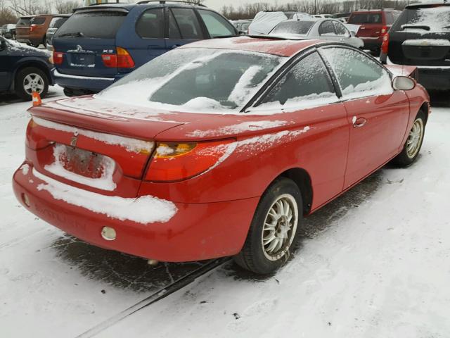 1G8ZY12742Z219309 - 2002 SATURN SC2 RED photo 4