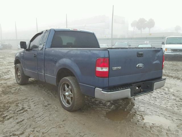 1FTRF12226NB60029 - 2006 FORD F150 BLUE photo 3