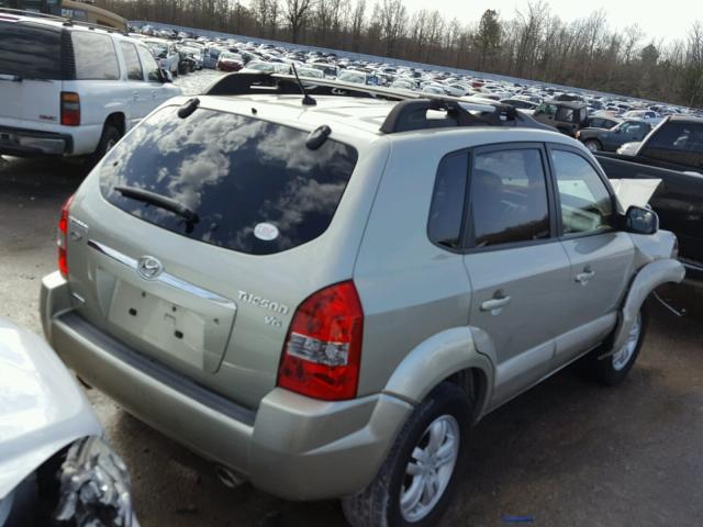 KM8JN12D77U686807 - 2007 HYUNDAI TUCSON SE GOLD photo 4