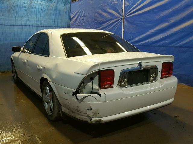 1LNHM87A92Y621371 - 2002 LINCOLN LS 白色 照片 3