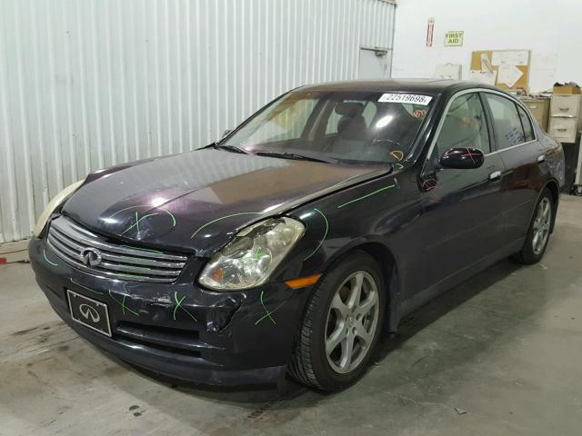 JNKCV51E94M609882 - 2004 INFINITI G35 BLACK photo 2