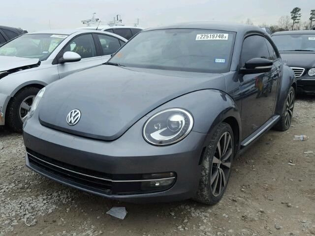 3VWV67AT1CM635460 - 2012 VOLKSWAGEN BEETLE TUR GRAY photo 2