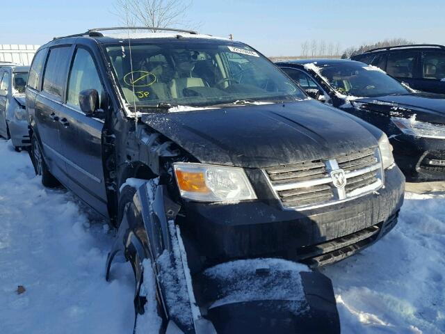 2D4RN5DX6AR140528 - 2010 DODGE GRAND CARA BLACK photo 1