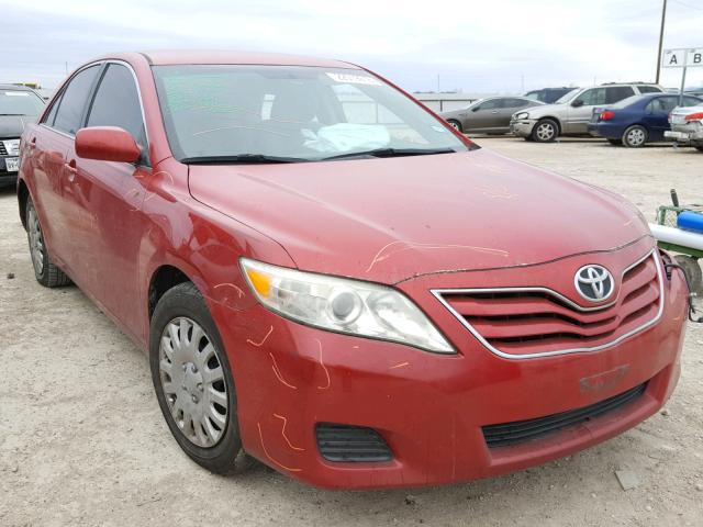 4T1BF3EK8AU085842 - 2010 TOYOTA CAMRY BASE RED photo 1