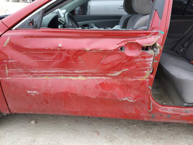 4T1BF3EK8AU085842 - 2010 TOYOTA CAMRY BASE RED photo 10