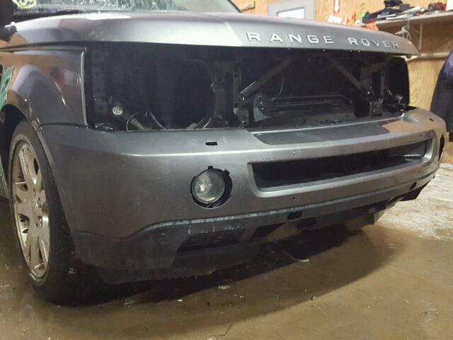 SALSF25456A951434 - 2006 LAND ROVER RANGE ROVE GRAY photo 9