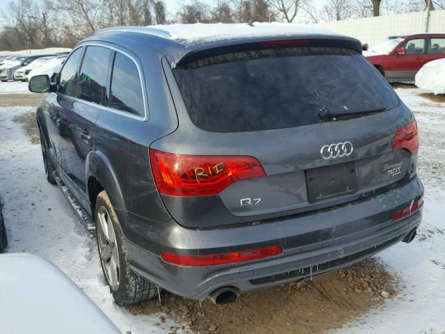 WA1DGAFE4FD028336 - 2015 AUDI Q7 PRESTIG GRAY photo 3