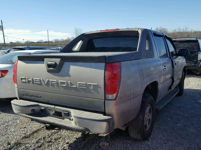 3GNEC13T43G256996 - 2003 CHEVROLET AVALANCHE TAN photo 4