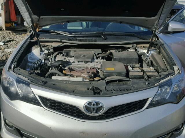 4T1BF1FK9CU144113 - 2012 TOYOTA CAMRY BASE SILVER photo 7