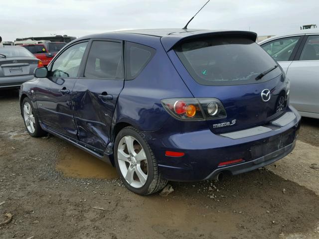 JM1BK343251288081 - 2005 MAZDA 3 HATCHBAC BLUE photo 3