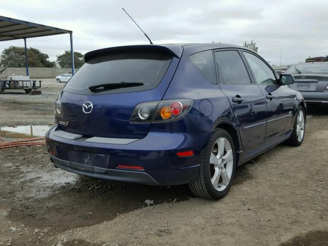 JM1BK343251288081 - 2005 MAZDA 3 HATCHBAC BLUE photo 4