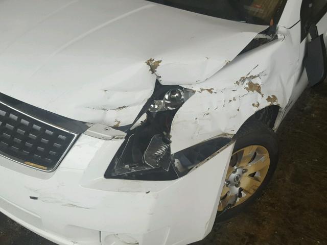 3N1AB61E98L687749 - 2008 NISSAN SENTRA 2.0 WHITE photo 9