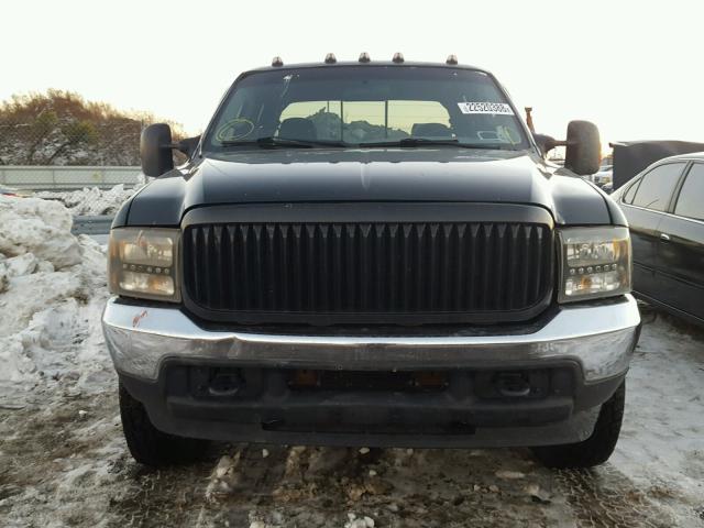 1FTSW31P94EC11176 - 2004 FORD F350 SRW S BLACK photo 9