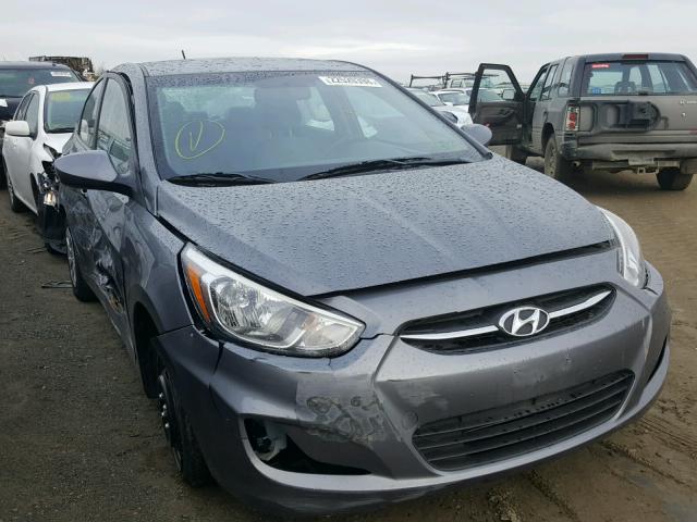 KMHCT4AE4GU083016 - 2016 HYUNDAI ACCENT SE GRAY photo 1