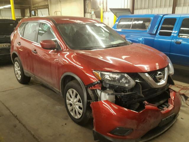 5N1AT2MV5GC734120 - 2016 NISSAN ROGUE S RED photo 1