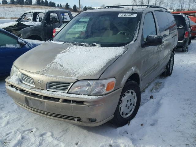 1GHDX23E32D149914 - 2002 OLDSMOBILE SILHOUETTE GRAY photo 2