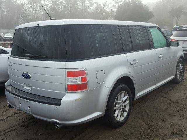 2FMGK5B8XDBD02775 - 2013 FORD FLEX SE SILVER photo 4