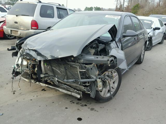 2G1WB5E32E1135151 - 2014 CHEVROLET IMPALA LIM GRAY photo 2