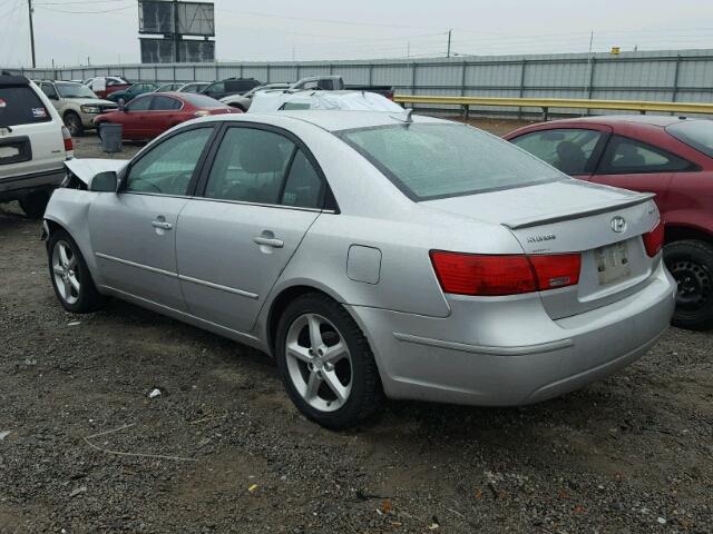 5NPEU46C99H501200 - 2009 HYUNDAI SONATA SE SILVER photo 3