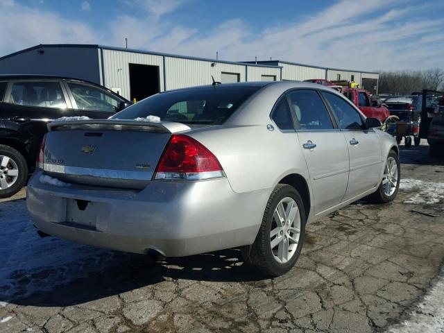 2G1WU583889286670 - 2008 CHEVROLET IMPALA LTZ SILVER photo 4