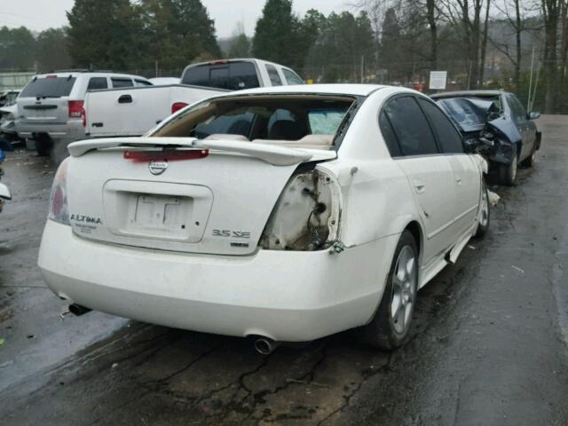 1N4BL11E63C209350 - 2003 NISSAN ALTIMA SE WHITE photo 4