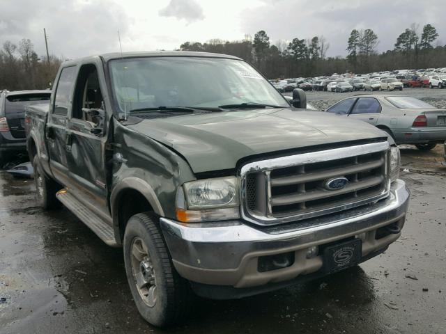 1FTNW21P54EC60687 - 2004 FORD F250 SUPER GREEN photo 1