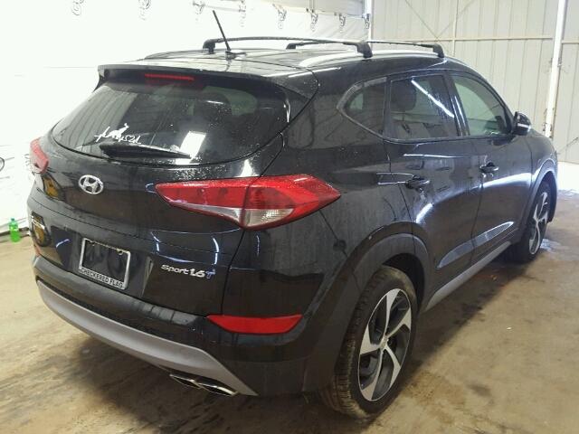 KM8J33A29HU329325 - 2017 HYUNDAI TUCSON LIM BLACK photo 4