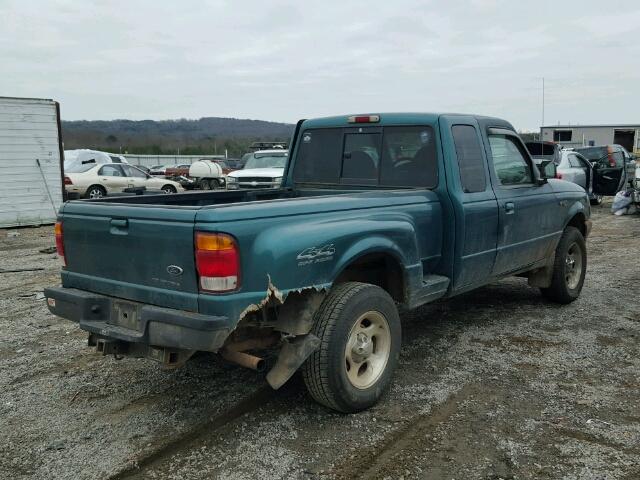 1FTZR15U3WTA75247 - 1998 FORD RANGER SUP GREEN photo 4