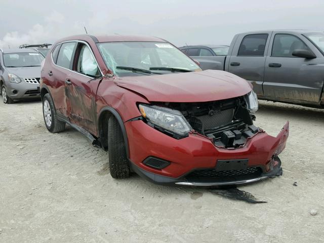 JN8AT2MT6GW025315 - 2016 NISSAN ROGUE S RED photo 1