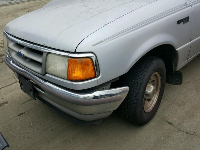 1FTCR10A4TTA45480 - 1996 FORD RANGER SILVER photo 9