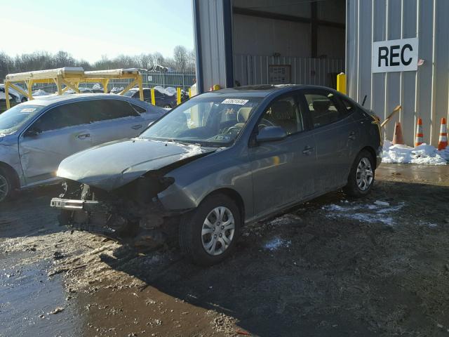 KMHDU4AD4AU070136 - 2010 HYUNDAI ELANTRA BL GREEN photo 2