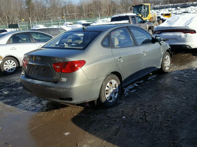 KMHDU4AD4AU070136 - 2010 HYUNDAI ELANTRA BL GREEN photo 4