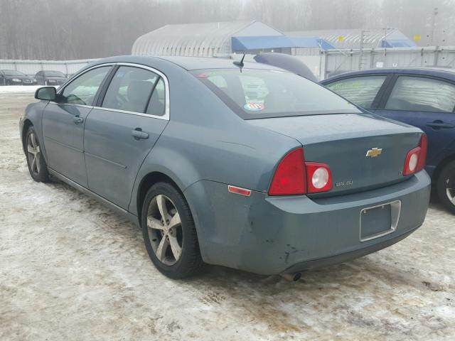 1G1ZJ57B99F134324 - 2009 CHEVROLET MALIBU 2LT BLUE photo 3