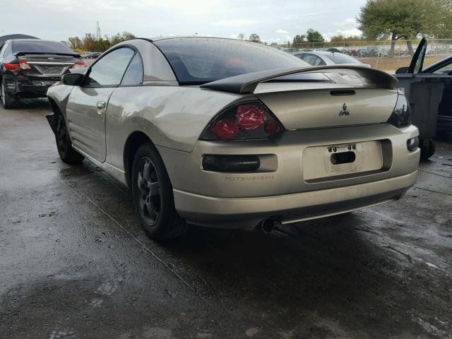 4A3AC44G15E001126 - 2005 MITSUBISHI ECLIPSE GS GOLD photo 3