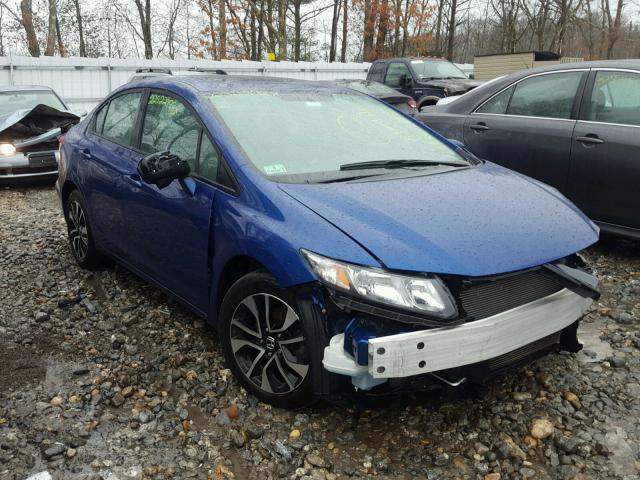 19XFB2F83FE267159 - 2015 HONDA CIVIC EX BLUE photo 1