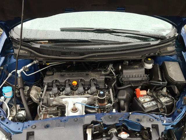 19XFB2F83FE267159 - 2015 HONDA CIVIC EX ლურჯი ფოტო 7