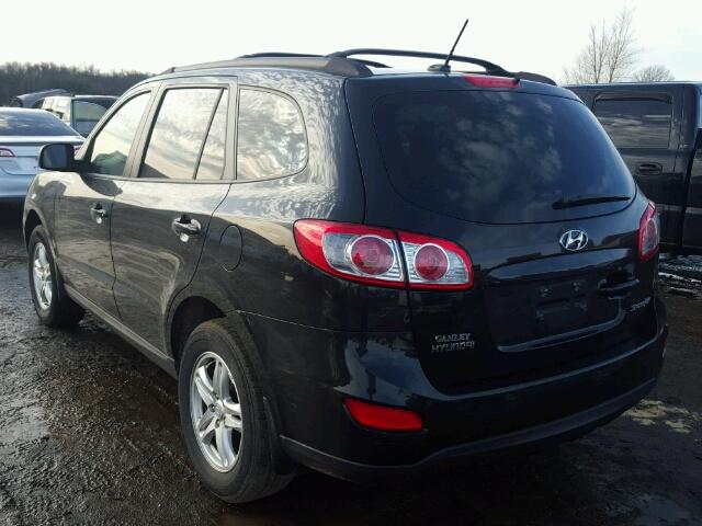 5XYZG3AB6BG088618 - 2011 HYUNDAI SANTA FE G BLACK photo 3