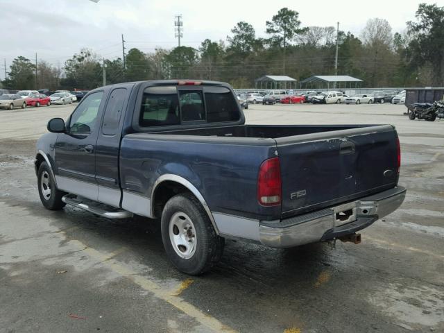 1FTRX17L4YNA22137 - 2000 FORD F150 BLUE photo 3