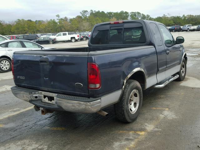 1FTRX17L4YNA22137 - 2000 FORD F150 BLUE photo 4