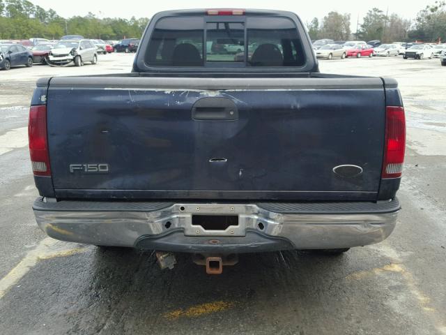 1FTRX17L4YNA22137 - 2000 FORD F150 BLUE photo 9