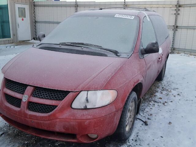 2D4GP44L44R535644 - 2004 DODGE GRAND CARA RED photo 10