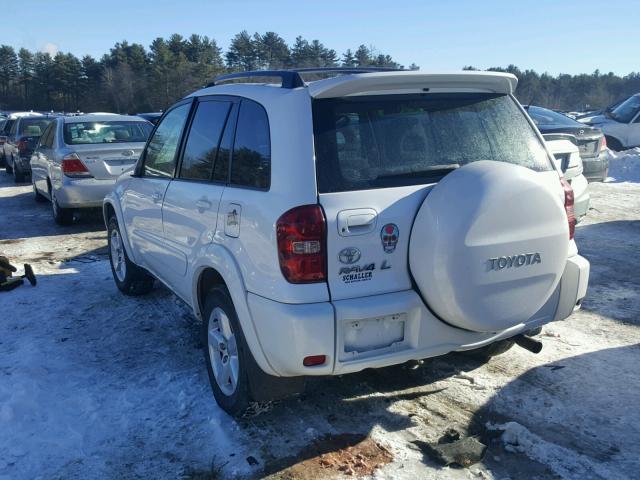 JTEHD20V050055873 - 2005 TOYOTA RAV4 WHITE photo 3