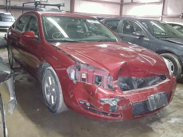 2G1WT58KX81299459 - 2008 CHEVROLET IMPALA LT BURGUNDY photo 1